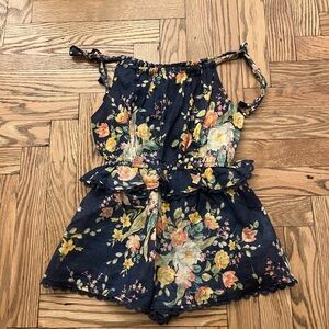Floral Zimmerman Romper